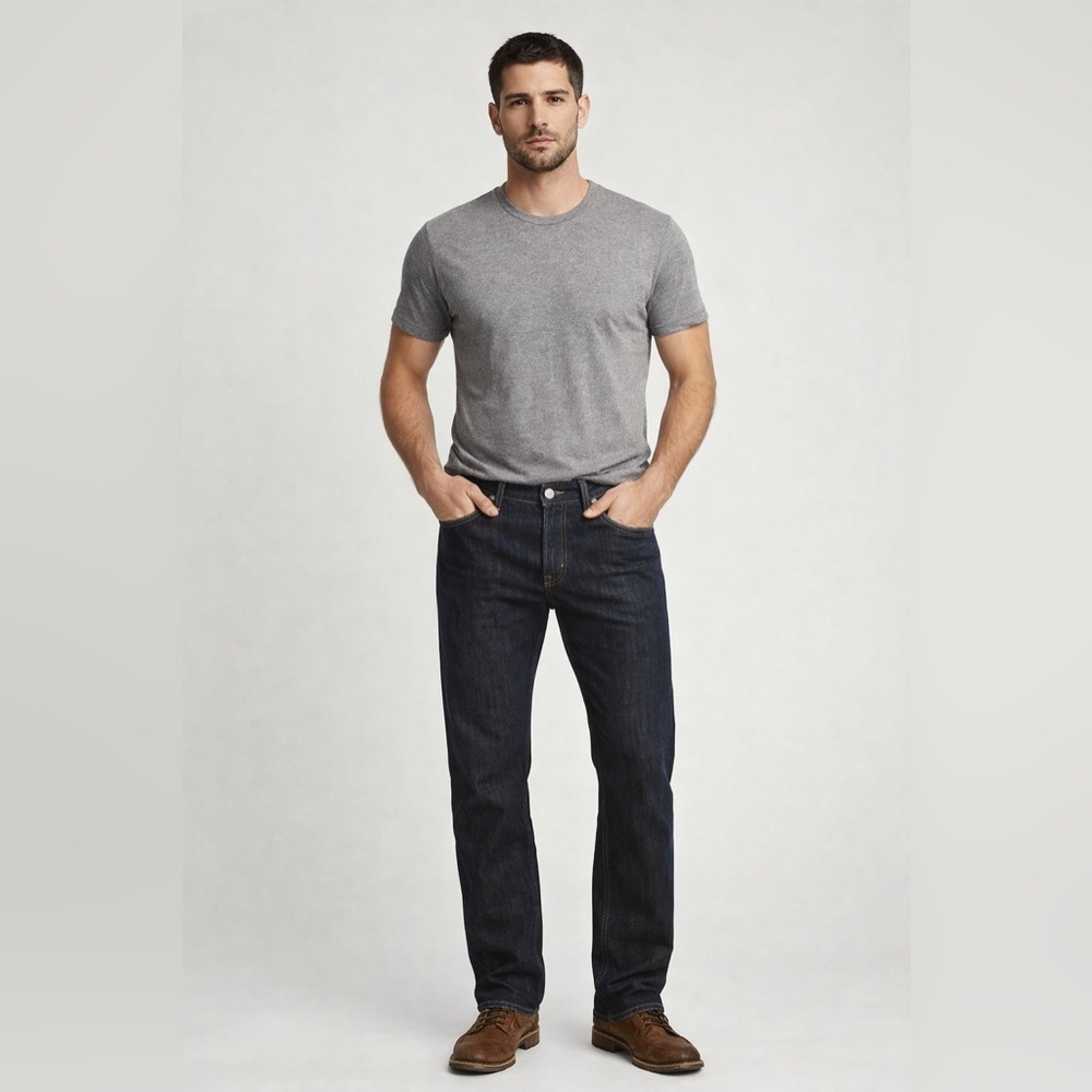 AG Adriano Goldschmied Protege Straight Leg Jeans Men’s 34x32 Dark Wash NWOT